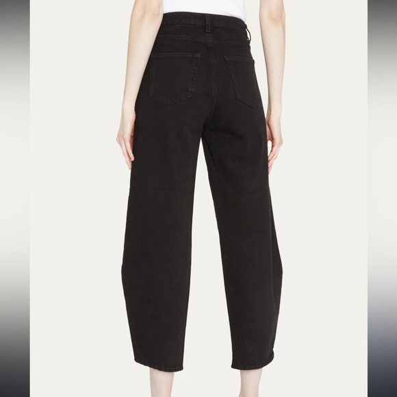 Toteme Barrel Leg Jeans - Black - Picture 3 of 10